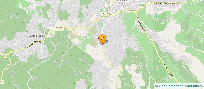 localisation de l'entreprise VAR ELAGAGE à LORGUES