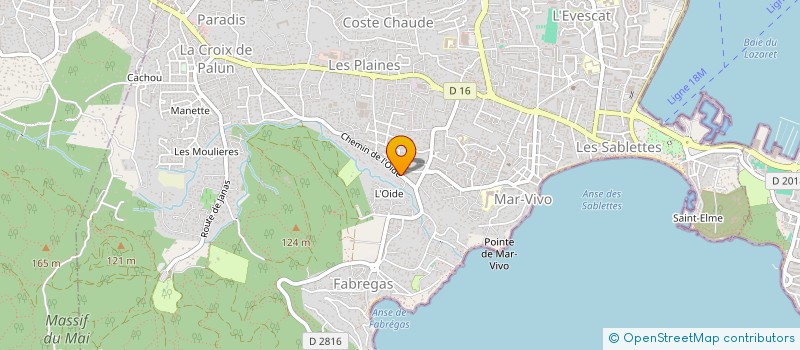 localisation de l'entreprise VAR EN ROSE à LA SEYNE-SUR-MER