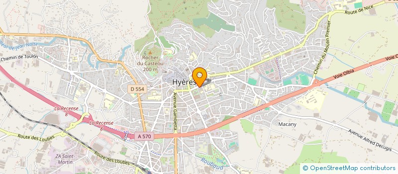localisation de l'entreprise VAR ENTRAIDE SERVICES à HYERES