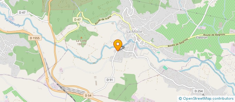 localisation de l'entreprise VAR EST COUVERTURE  LA MOTTE