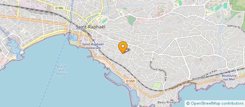 localisation de l'entreprise VAR ESTEREL 2  SAINT-RAPHAEL