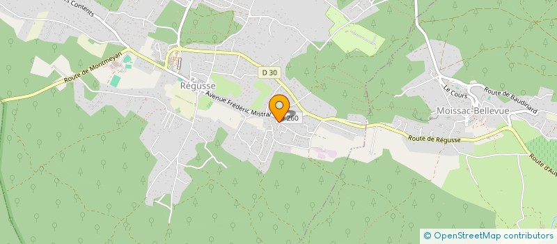 localisation de l'entreprise VAR ET SOIES à REGUSSE