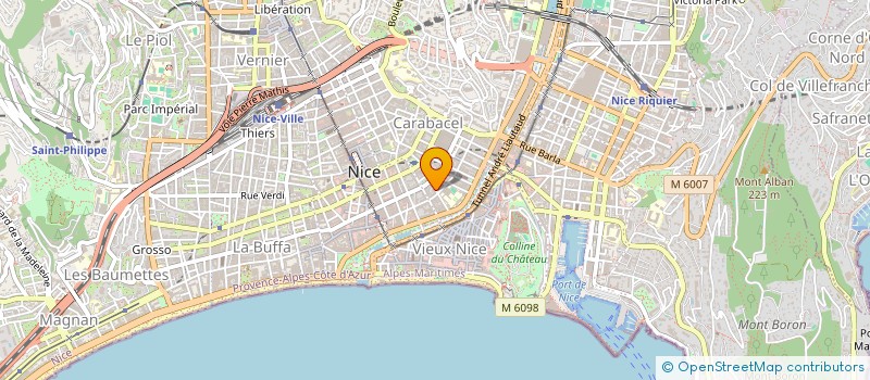 localisation de l'entreprise VAR FETES à NICE