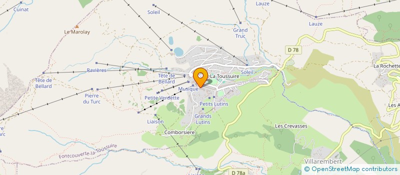 localisation de l'entreprise VAR FUTUR  FONTCOUVERTE-LA-TOUSSUIRE