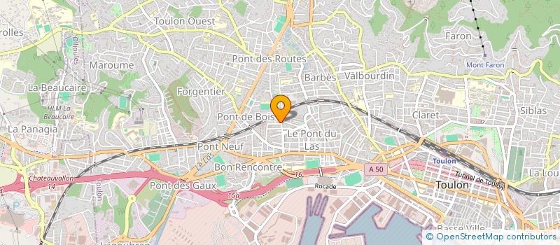 localisation de l'entreprise VAR HABITAT à TOULON
