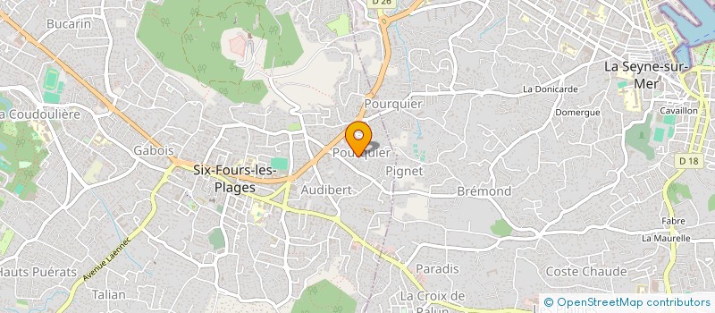 localisation de l'entreprise VAR INCENDIE 83  SIX-FOURS-LES-PLAGES