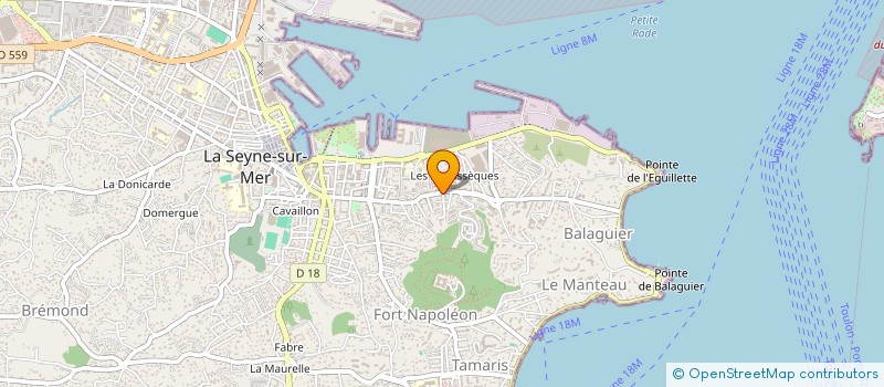 localisation de l'entreprise VAR INGENIERIE CLOISONS à LA SEYNE-SUR-MER
