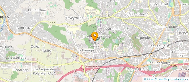 localisation de l'entreprise VAR INNOVAT GEST INITIAT ECONOM SOLIDAIR à TOULON