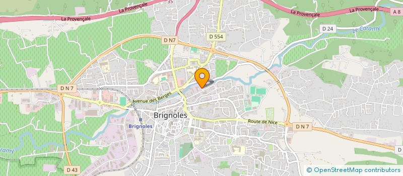 localisation de l'entreprise VAR INSERTION REINSERTION PROFESSIONNELL  BRIGNOLES