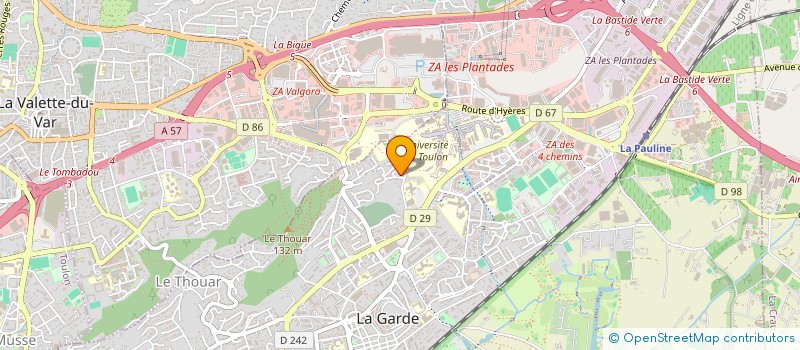 localisation de l'entreprise VAR INVEST IMMO à LA GARDE