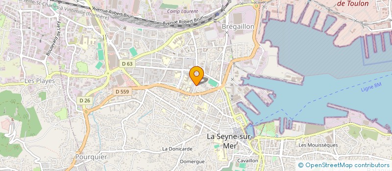 localisation de l'entreprise VAR LOGIS SERVICES à LA SEYNE-SUR-MER