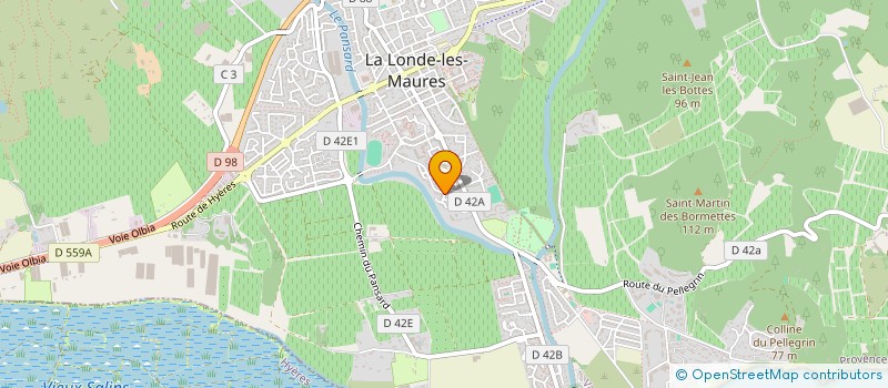 localisation de l'entreprise VAR MICRO SERV' à LA LONDE-LES-MAURES