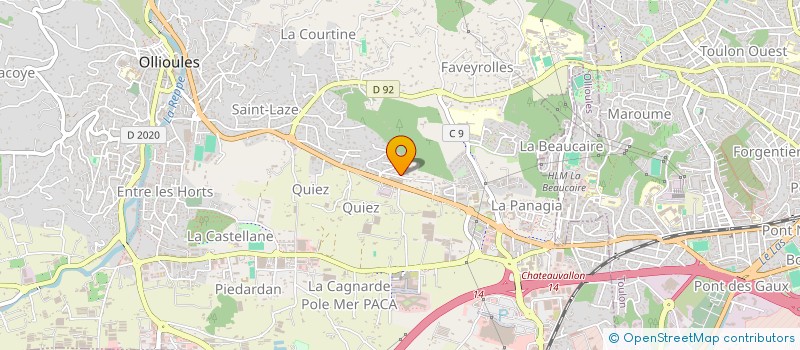 localisation de l'entreprise VAR MULTIMARQUES AUTO à OLLIOULES