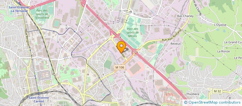 localisation de l'entreprise VAR OU VENTE ACHATS REUNIS  SAINT-ETIENNE