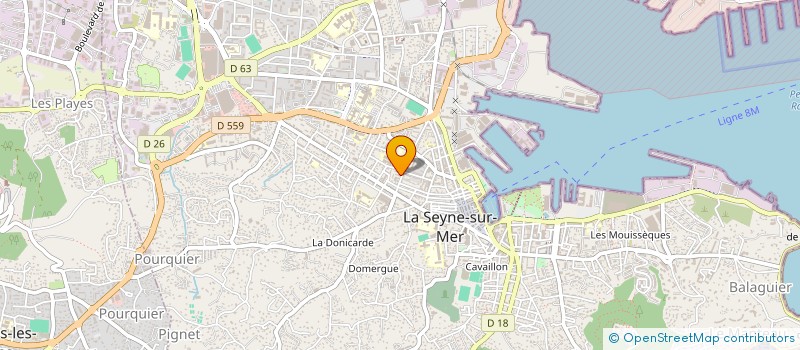 localisation de l'entreprise VAR OUEST MUSIC à LA SEYNE-SUR-MER