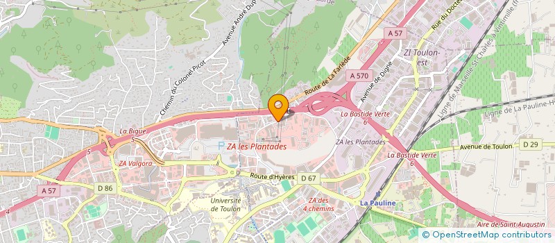 localisation de l'entreprise VAR PARE-BRISES à LA GARDE