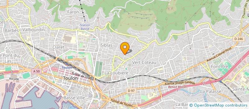 localisation de l'entreprise VAR PERFORMANCE QUALITE  TOULON