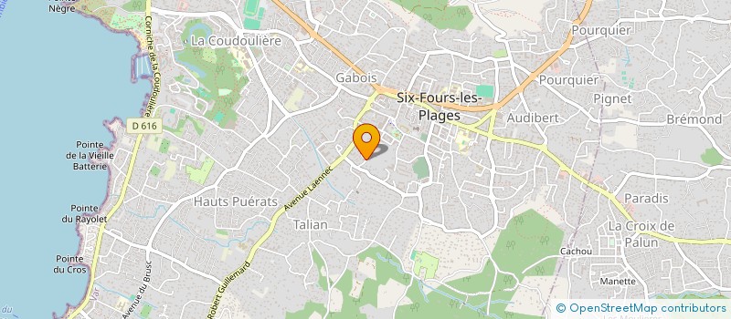 localisation de l'entreprise VAR PROD EVENTSV (VPE) à SIX-FOURS-LES-PLAGES