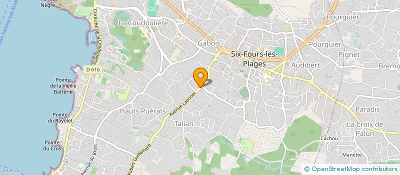 localisation de l'entreprise VAR PRODECO à SIX-FOURS-LES-PLAGES