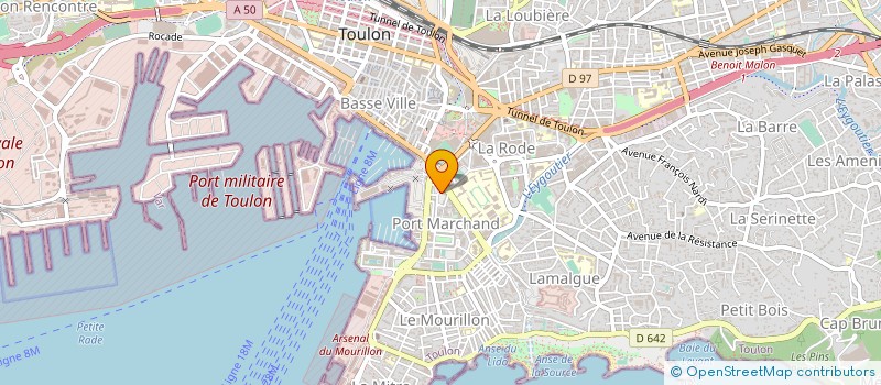 localisation de l'entreprise VAR PROPRETE +  TOULON