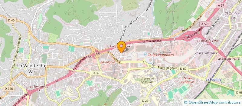 localisation de l'entreprise VAR RECRUTEMENT à LA VALETTE-DU-VAR
