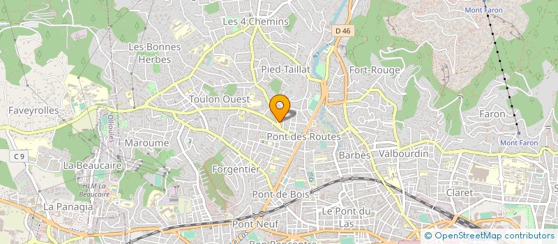 localisation de l'entreprise VAR-RELOCATION  TOULON