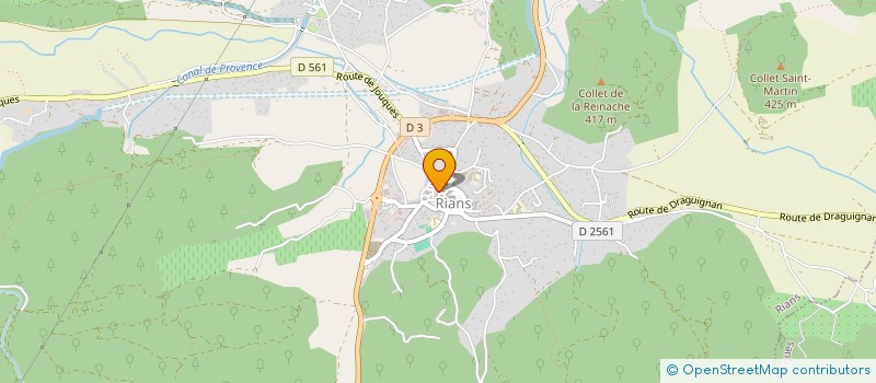 localisation de l'entreprise VAR SOLS BETON à RIANS