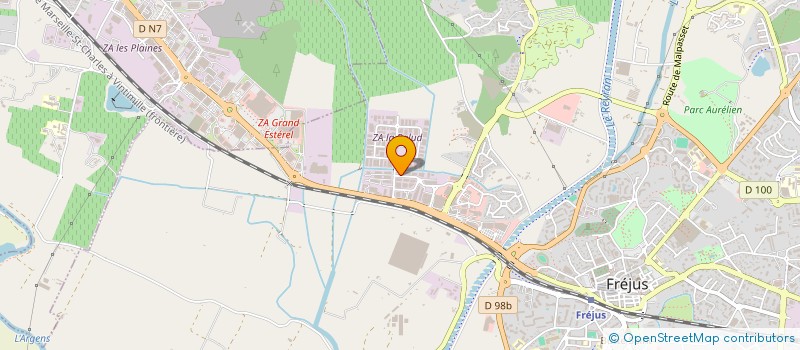 localisation de l'entreprise VAR VEHICULES à FREJUS