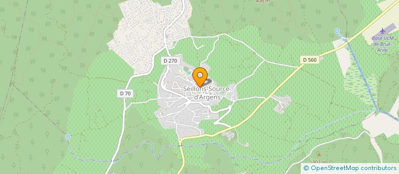 localisation de l'entreprise VAR WEST CYCLING  SEILLONS-SOURCE-D'ARGENS