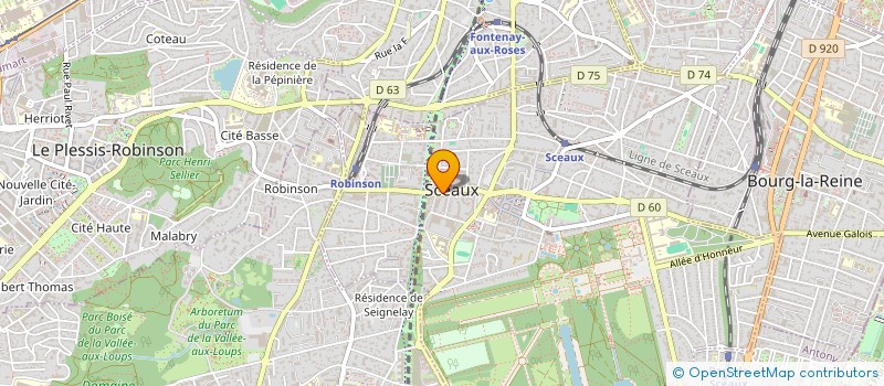localisation de l'entreprise VARA CARNOT à SCEAUX