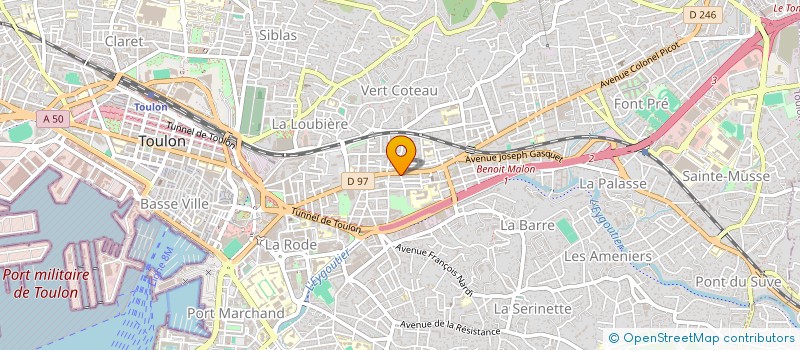 localisation de l'entreprise VARAFFAIRES INDUSTRIE  TOULON