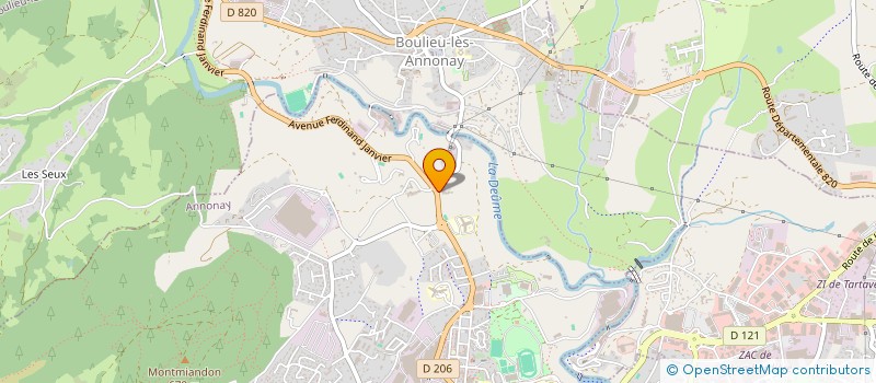 localisation de l'entreprise VARAGNES LMNP  ANNONAY