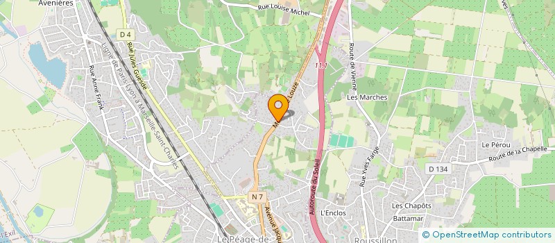 localisation de l'entreprise VARALO CONCEPT  AUBERIVES-SUR-VAREZE