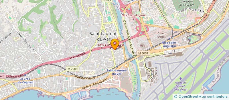 localisation de l'entreprise VARALPAIN à SAINT-LAURENT-DU-VAR