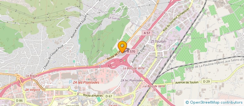 localisation de l'entreprise VARAMANDIERS à LA GARDE