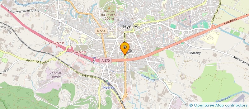 localisation de l'entreprise VARAME à HYERES