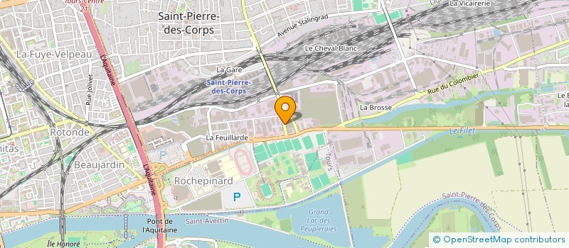 localisation de l'entreprise VARANDAS SOUDURE ALUMINOTHERMIQUE à SAINT-PIERRE-DES-CORPS