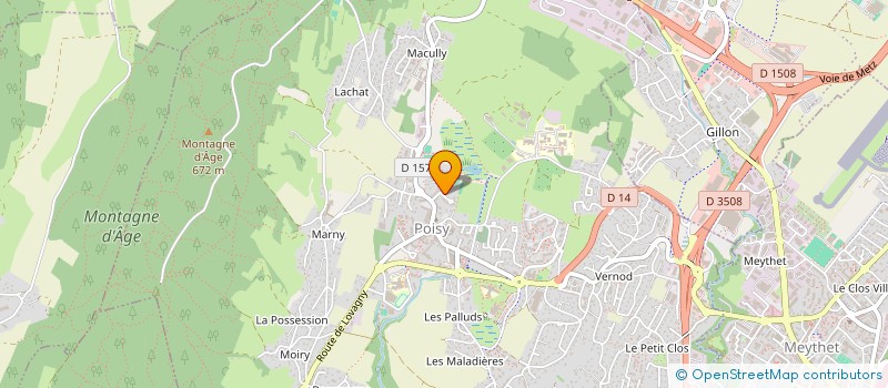 localisation de l'entreprise VARAPP  POISY