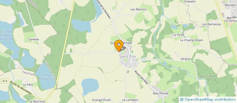 localisation de l'entreprise VARAY  SAINT-ELOI