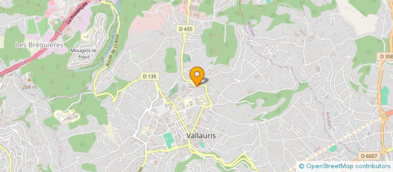 localisation de l'entreprise VARBEL à VALLAURIS
