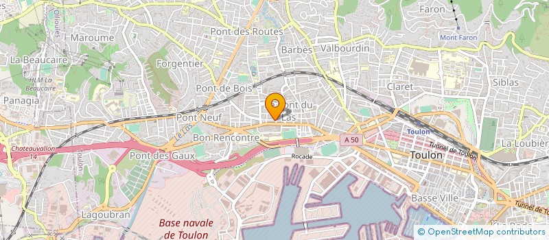 localisation de l'entreprise VARBELL à TOULON