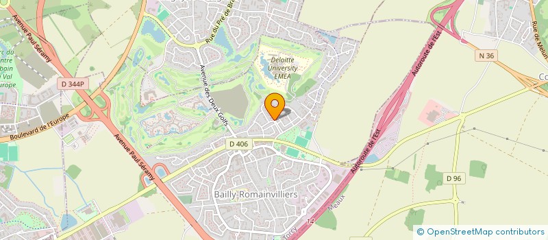 localisation de l'entreprise VARBELLO  BAILLY-ROMAINVILLIERS