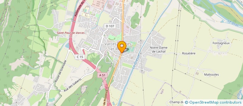 localisation de l'entreprise VARCES IMMOBILIER  GRENOBLE