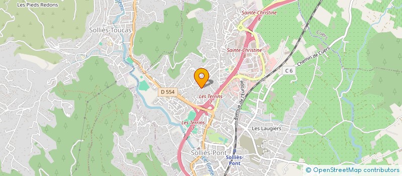 localisation de l'entreprise VARCLIMA PROVENCE  CARNOULES