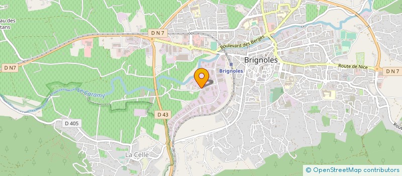 localisation de l'entreprise VARCOT à BRIGNOLES