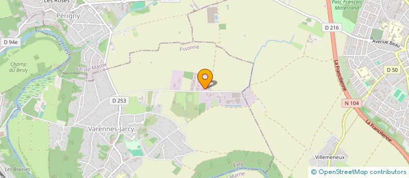 localisation de l'entreprise VARCY IMMOBILIER  VARENNES-JARCY