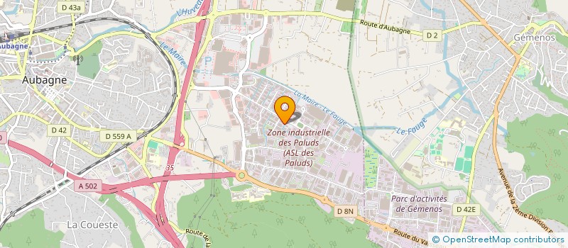 localisation de l'entreprise VARDANIAN  AUBAGNE