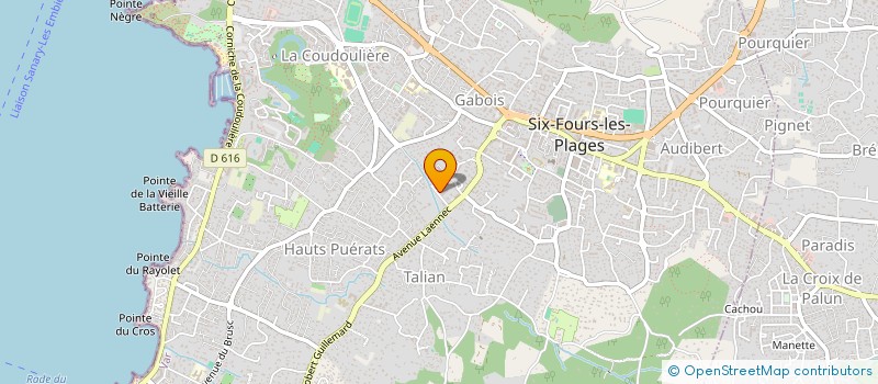 localisation de l'entreprise VARDIAG à SIX-FOURS-LES-PLAGES