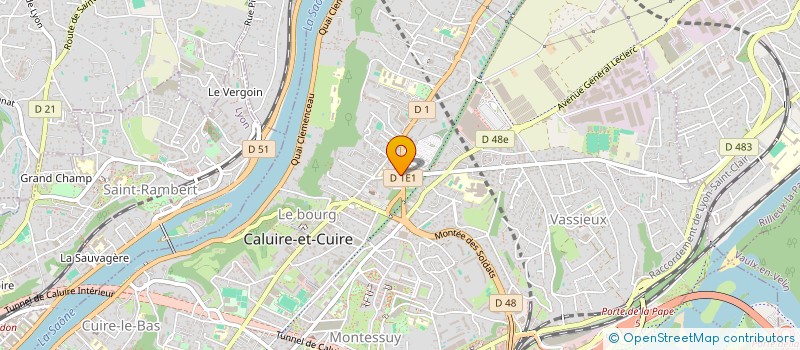 localisation de l'entreprise VAREA à CALUIRE-ET-CUIRE