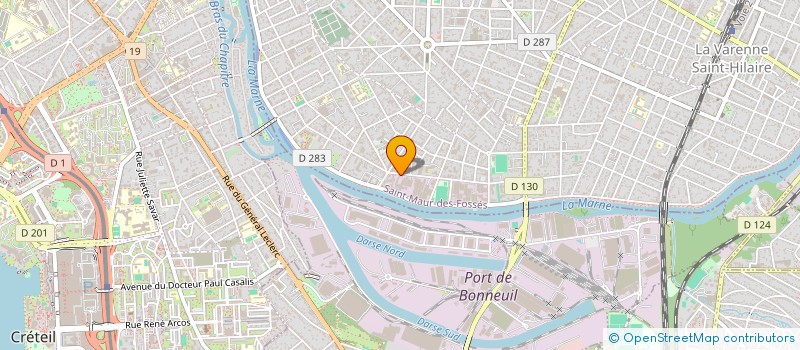 localisation de l'entreprise VAREBAT à SAINT-MAUR-DES-FOSSES